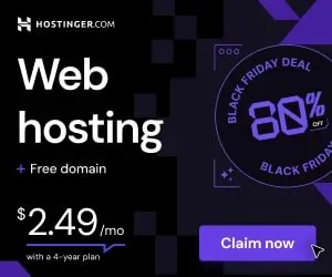 hostinger black friday sale
